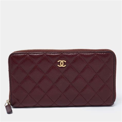 chanel flap wallet red|Chanel small zipper wallet.